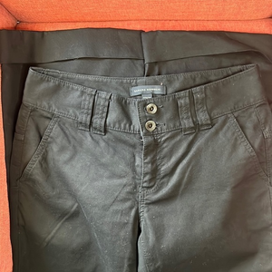 BANANA REPUBLIC BLACK WOMENS STRETCH CUFFED VINTAGE JEANS SIZE 2 NEW WITHOUT TAG